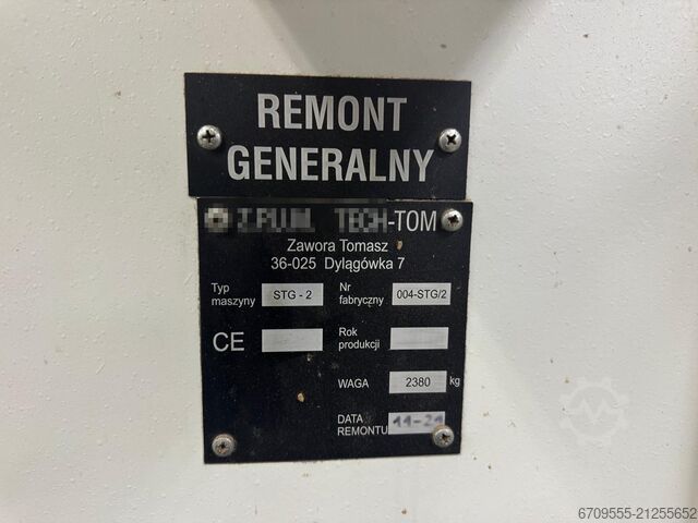 Vierzijdige schaafmachine TECH TOM Linia wstępnego strugania 2021