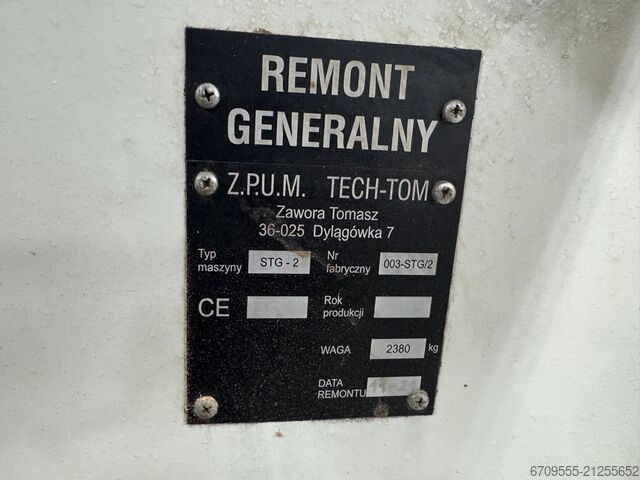 Vierzijdige schaafmachine TECH TOM Linia wstępnego strugania 2021