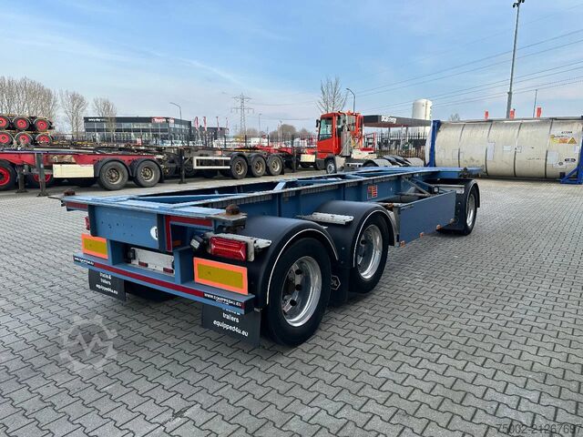 Container transportation Van Hool 3-assige aanhanger / 20FT / BDF / schijfremmen ...