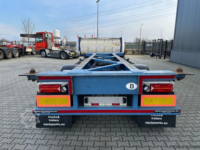 Container transportation Van Hool 3-assige aanhanger / 20FT / BDF / schijfremmen ...