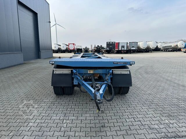 Container transportation Van Hool 3-assige aanhanger / 20FT / BDF / schijfremmen ...