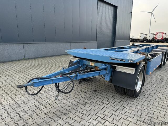 Container transportation Van Hool 3-assige aanhanger / 20FT / BDF / schijfremmen ...