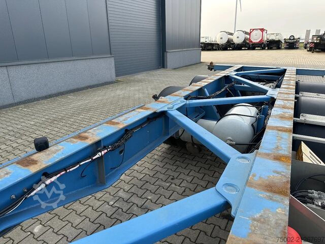 Container transportation Van Hool 3-assige aanhanger / 20FT / BDF / schijfremmen ...