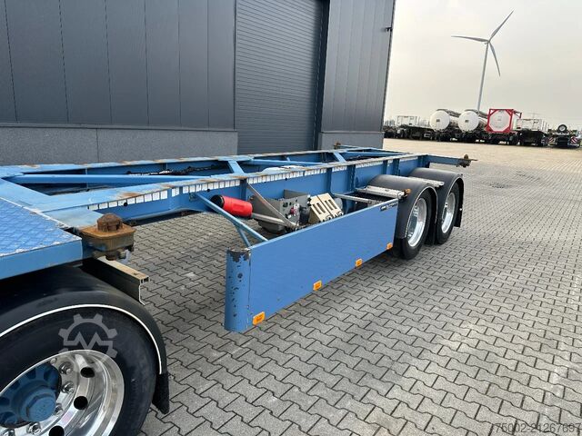 Container transportation Van Hool 3-assige aanhanger / 20FT / BDF / schijfremmen ...