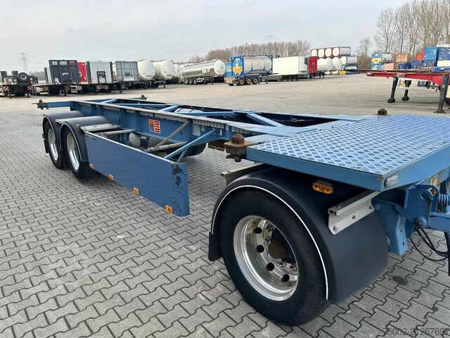 Container transportation Van Hool 3-assige aanhanger / 20FT / BDF / schijfremmen ...