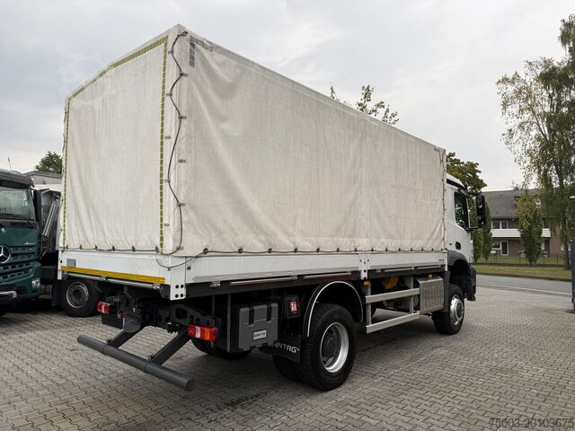 Vrachtauto met open laadbak Mercedes-Benz Arocs 1827 AK 4X4 Ex-Bundeswehr