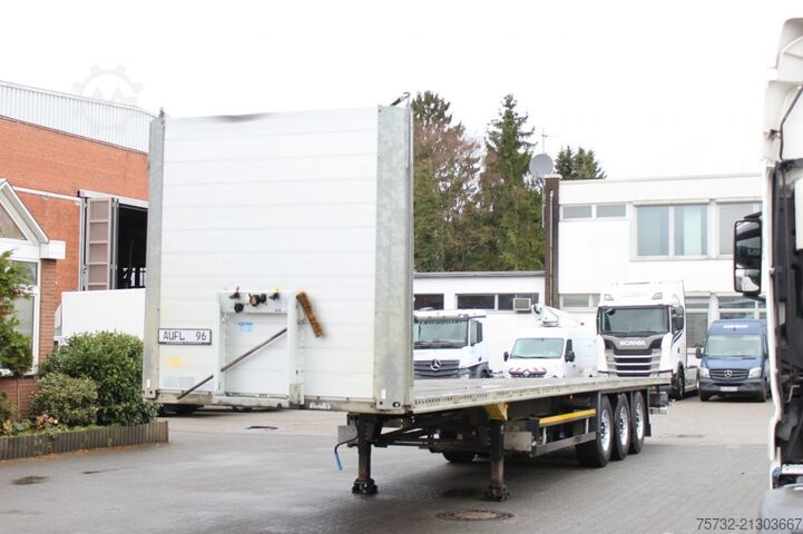 Açık yarı römork SCHMITZ Liftachse   Rungentaschen   Zurrösen   3 Stück!