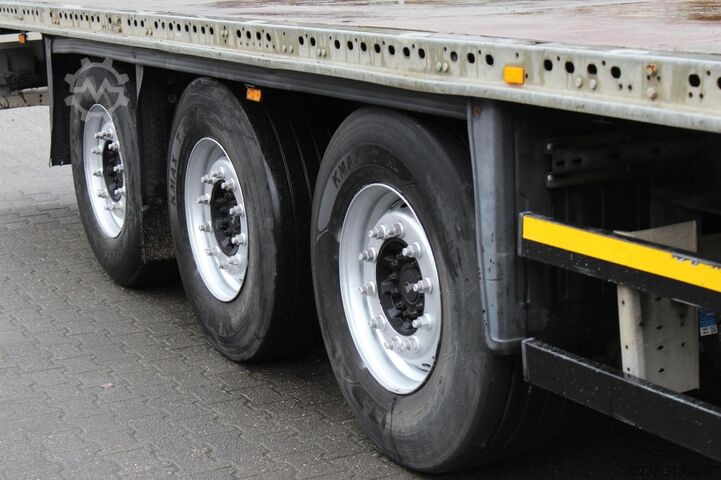 Açık yarı römork SCHMITZ Liftachse   Rungentaschen   Zurrösen   3 Stück!