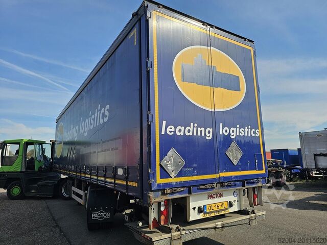 2012 PACTON TBD.122 | Un solo eje direccional | Plataforma de carga deslizante inferior + baterías | PACTON TBD.122 | SINGLE STEERING AXLE |UNDER SLIDING L...