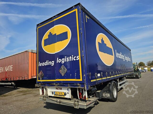 2012 PACTON TBD.122 | Un solo eje direccional | Plataforma de carga deslizante inferior + baterías | PACTON TBD.122 | SINGLE STEERING AXLE |UNDER SLIDING L...