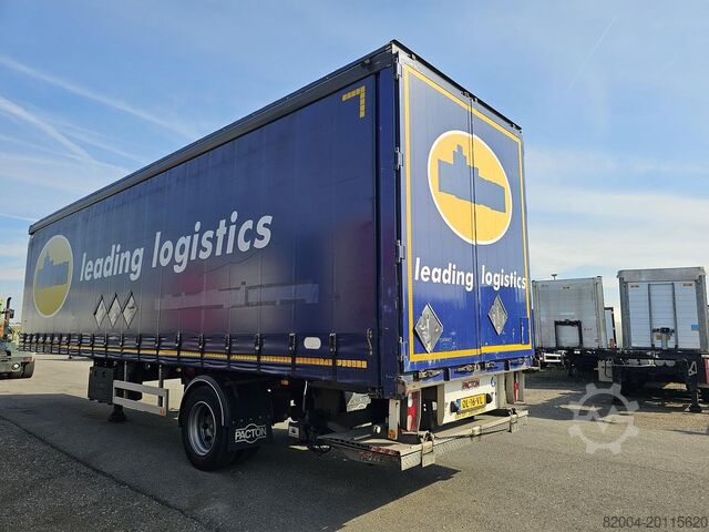 2012 PACTON TBD.122 | Un solo eje direccional | Plataforma de carga deslizante inferior + baterías | PACTON TBD.122 | SINGLE STEERING AXLE |UNDER SLIDING L...