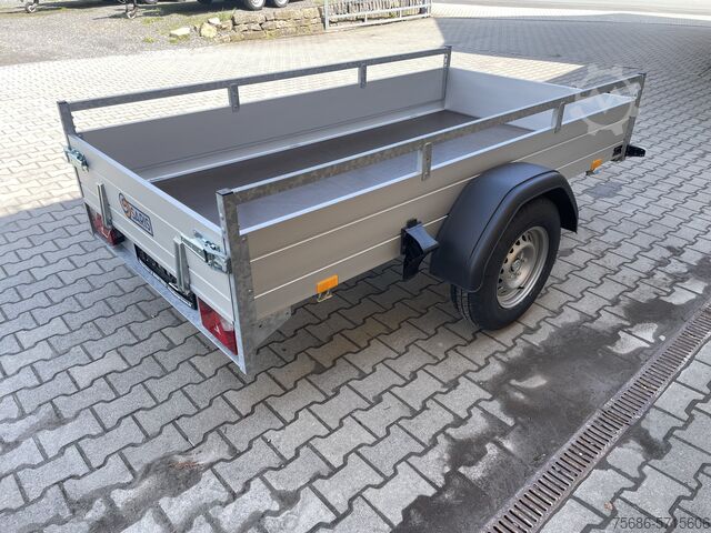 Tieflader Anhänger Saris Tieflader Alu Einachser MP 255 133 1350