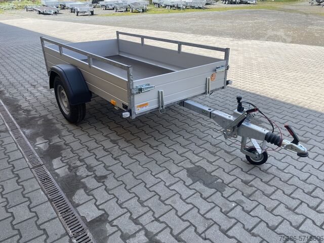 Tieflader Anhänger Saris Tieflader Alu Einachser MP 255 133 1350