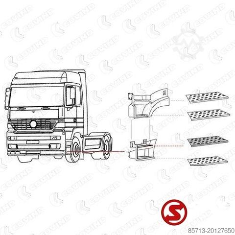 Kabinenteil Mercedes Trede actros mp1 - 2 - 3 l +r   mega space