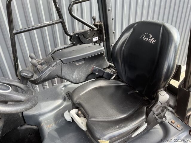 Empilhador eléctrico de 3 rodas Linde E14-02