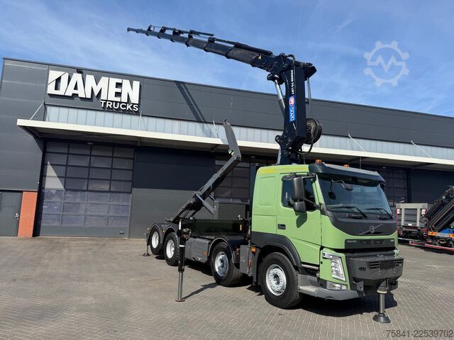Kranbil Volvo FM 420 FM 420 8x4 HMF 5020 K8 + Joab Haakarm co...