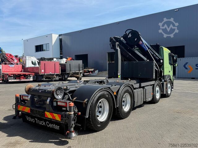 Vrachtwagen met kraan Volvo FM 420 FM 420 8x4 HMF 5020 K8 + Joab Haakarm co...