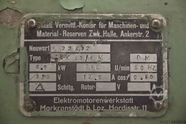 Sierra de cinta para madera unbekannt 5,5 kW Ausladung 780 mm