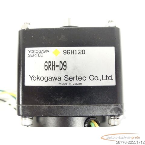Jednostka sterująca Yokogawa TM-H6A3PB1NR076 Torque Motor SN:96H105 + 6RH-D9 Getriebe SN:96H120