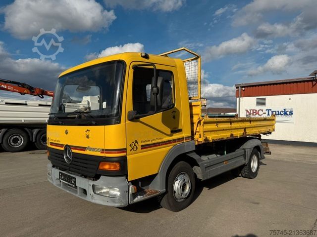 Autoutilitară basculantă trilaterală MERCEDES-BENZ ATEGO 815 * MEILLER KIPPER * WENIG KM *  1. HAND