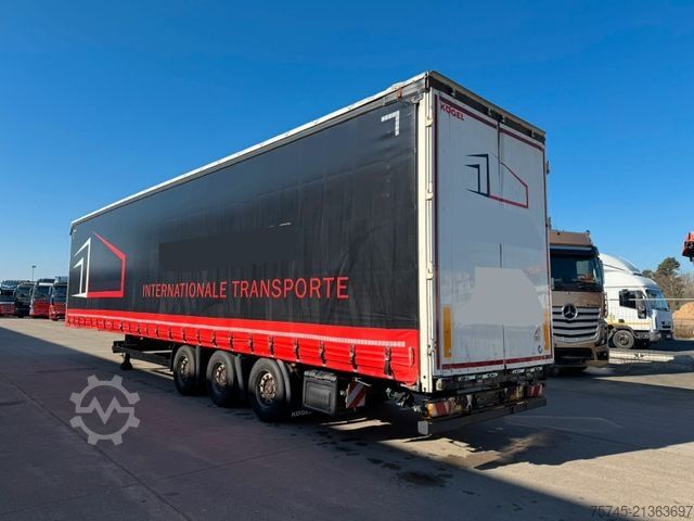 Semiremorcă deschisă cu prelată KÖGEL S24-1 *  * SAF-ACHSEN * VOLUMEN *ÜBERBREITE