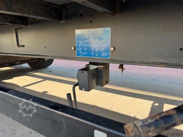 Semiremorcă deschisă cu prelată KÖGEL S24-1 *  * SAF-ACHSEN * VOLUMEN *ÜBERBREITE