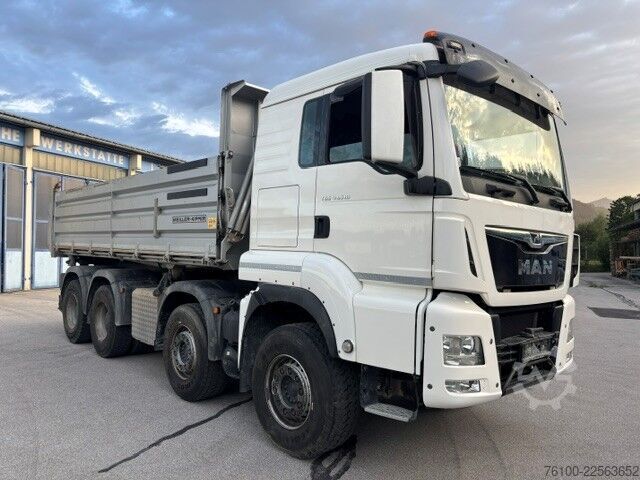 Camion-benne tricar MAN TGS 41.510 3-Seitenkipper Meiller