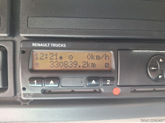 Kamion sa ravnom platformom i ceradom RENAULT D12-240 - E6