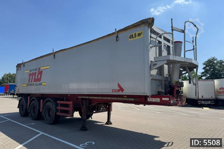 Tipper Stas SA345K / 50m3 / 10T axle / Steering axle / Lift...