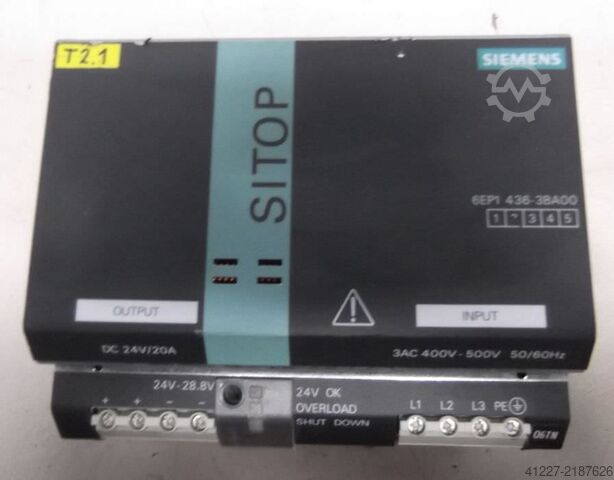 Teljesítmény átalakító Siemens Sitop Power 20 6EP1436-3BA00