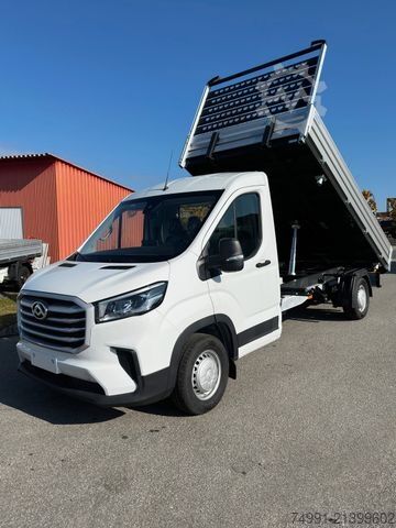 Kiepwagen bestelauto MAXUS Deliver 9 Chassis L3 Kipper AHK 147Ps