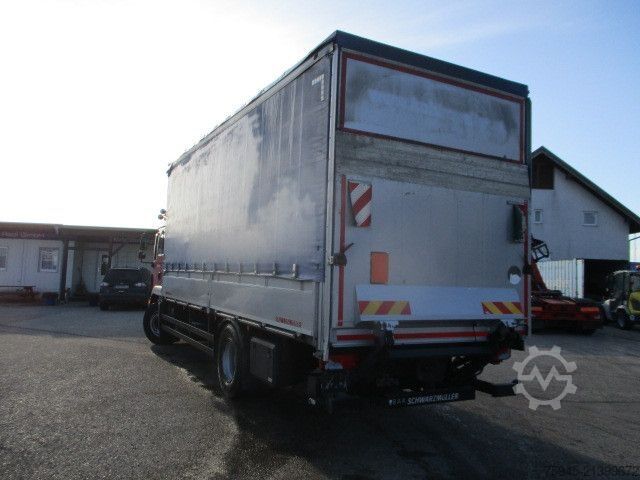 Plattewagen met zeil MAN TGM 18.320, LBW BÄR, TÜV bis 04/2027