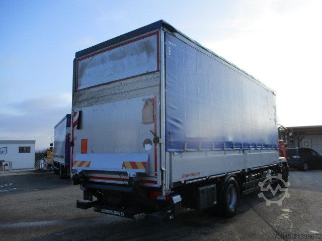 Plattewagen met zeil MAN TGM 18.320, LBW BÄR, TÜV bis 04/2027