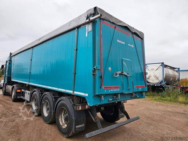 Kippers oplegger REISCH 49 cbm, Pendelklappe, Lift, Lastmanometer, BPW