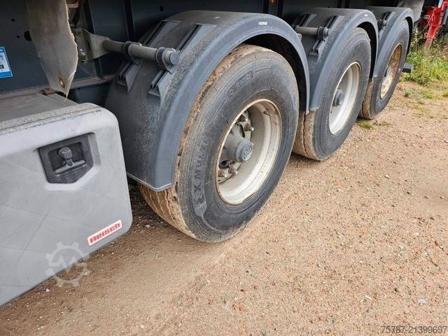 Kippers oplegger REISCH 49 cbm, Pendelklappe, Lift, Lastmanometer, BPW