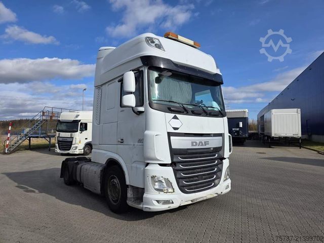 Standaard trekker DAF XF 460 SSC, Retrader, Standklima, Euro 6