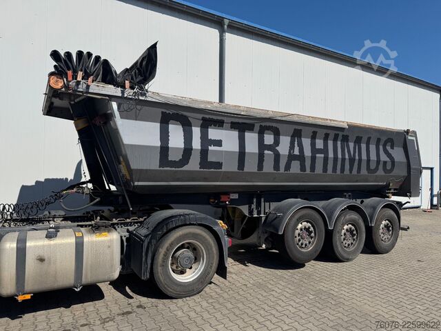 Semi-reboque basculante FLIEGL 3 Achs Stahl 24,5 cbm Stone Master light