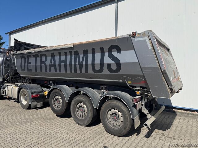 Semi-reboque basculante FLIEGL 3 Achs Stahl 24,5 cbm Stone Master light