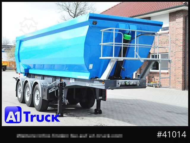 Damperli yarı römork MEILLER Euromix ca 27m³  Stahl, Lift SAF,  Tageszulassung,