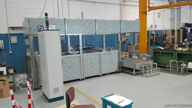 Otomatik ultrasonik hat ULTRASUONI MORONI srl SONOX 300/8 AMF ORTHAGON