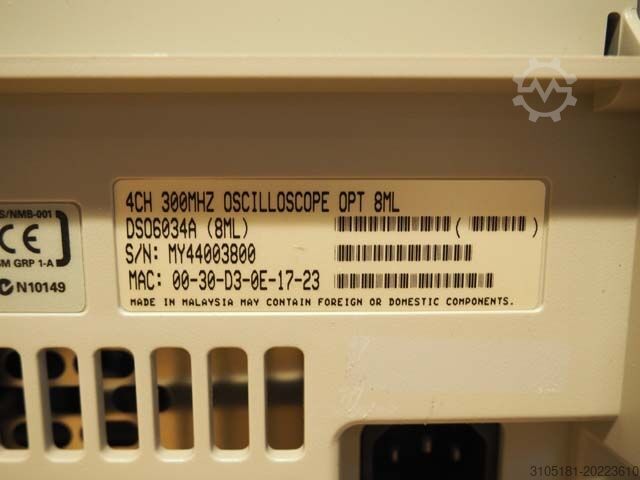 Dijital osiloskop Agilent DSO6034A