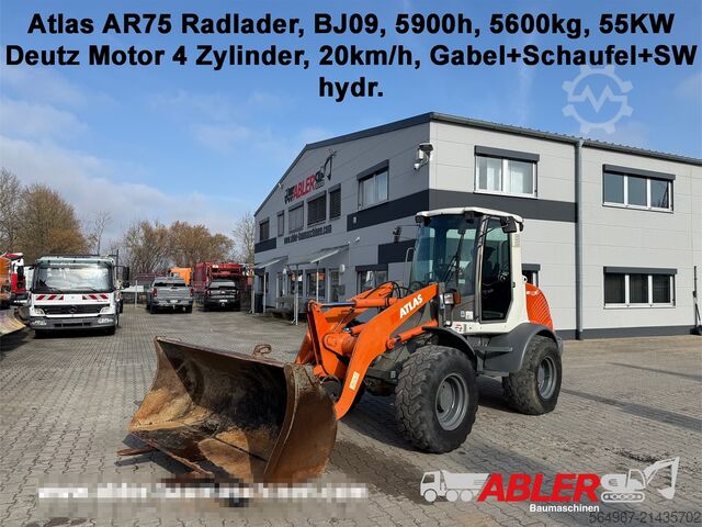 Lader ATLAS AR75 Radlader Schnellwechsler