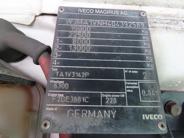 Gesloten bak Iveco Stralis 310 8 meter box!  Retarder,  Great cond...