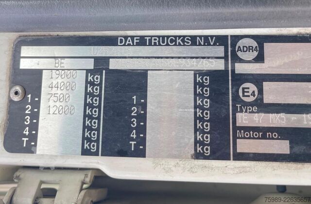 Standard-SZM DAF XF 105.460 EURO 5, RETARDER, FRIGO