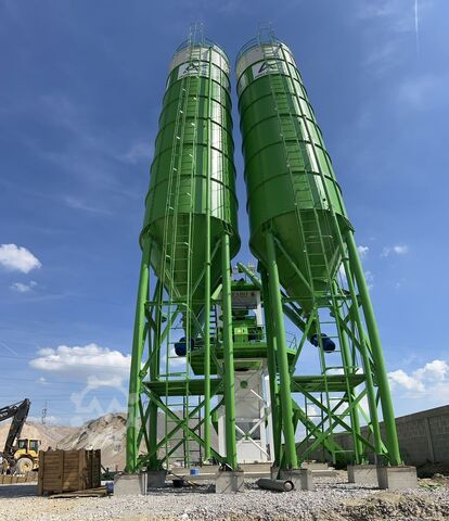 Planta de hormigón / central de hormigón FABO Concrete Batching Plant 110 m3 Compact Concrete Batching Plant