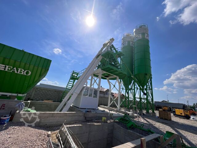Planta de hormigón / central de hormigón FABO Concrete Batching Plant 110 m3 Compact Concrete Batching Plant