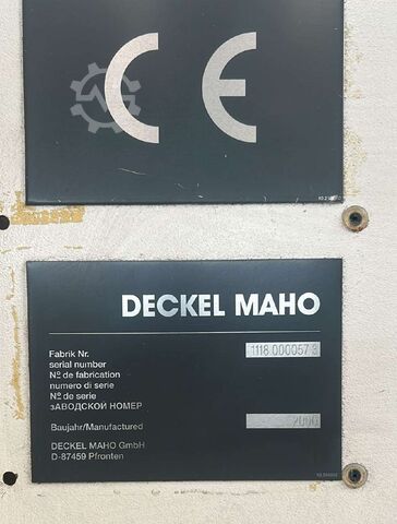 Lodret bearbejdningscenter DECKEL MAHO DMU 125 P hi-dyn
