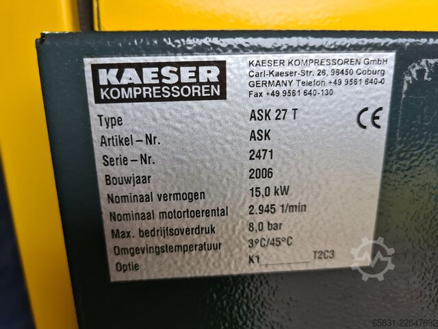 Compresor cu şurub Kaeser ASK 37 T