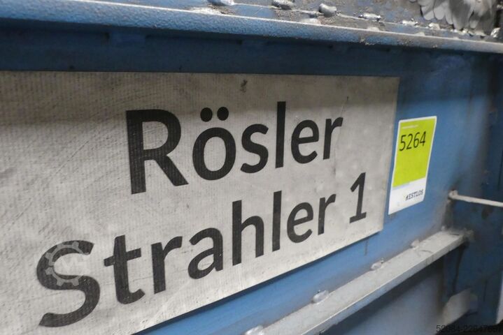 RÖSLER folyamatos szemcseszóró berendezés Rösler RMBC 1.1