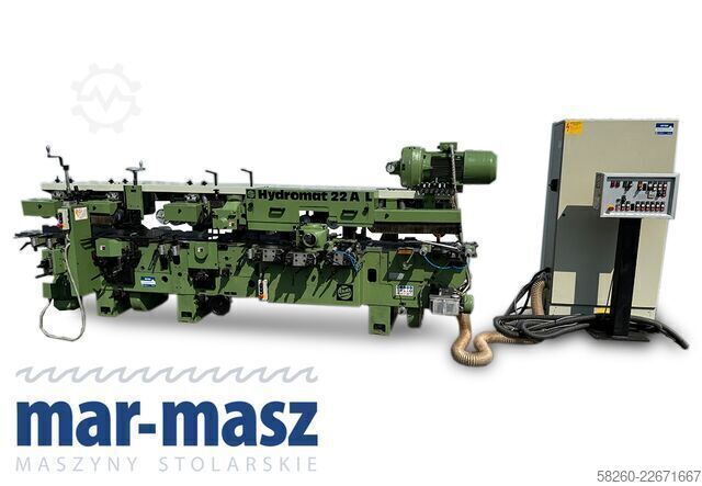Négyoldalas nedves gyalu WEINIG Hydromat 22 AL na 8 głowic